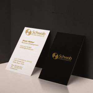 Business Card Design by medi122 for Schwob Companies | Design #17103253