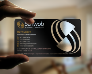 Business Card Design by chandrayaan.creative for Schwob Companies | Design #17059517