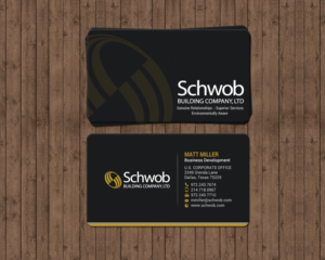 Visitenkarten-Design von chandrayaan.creative für Schwob Companies | Design: #17059562