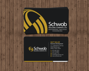 Visitenkarten-Design von chandrayaan.creative für Schwob Companies | Design: #17059564