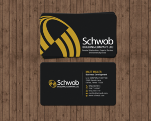 Visitenkarten-Design von chandrayaan.creative für Schwob Companies | Design: #17059565
