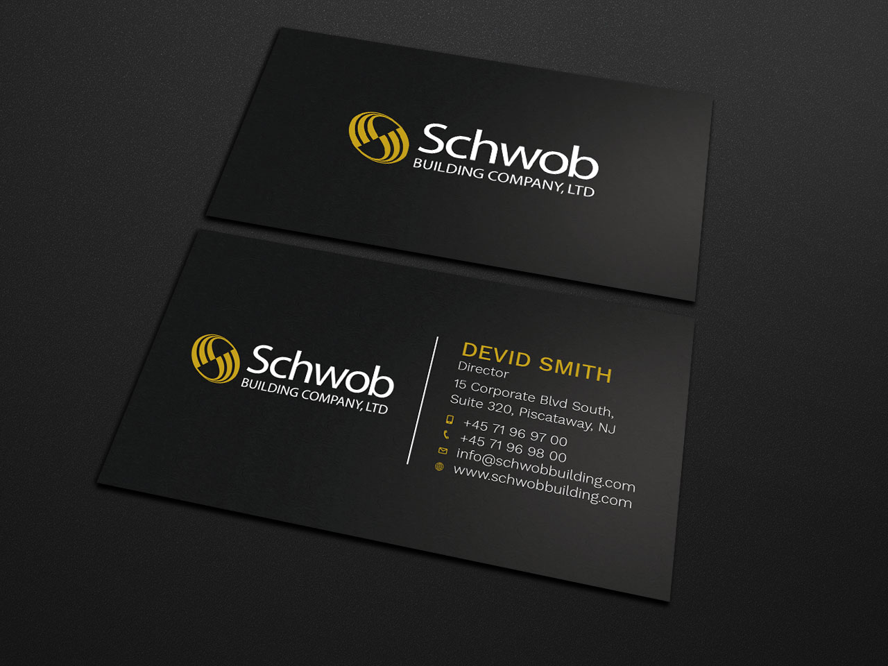 Business Card Design by Tripti Ranjan Gain for Schwob Companies | Design #17048871
