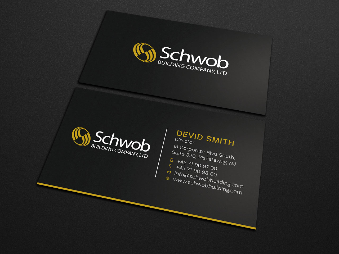 Business Card Design by Tripti Ranjan Gain for Schwob Companies | Design #17048872