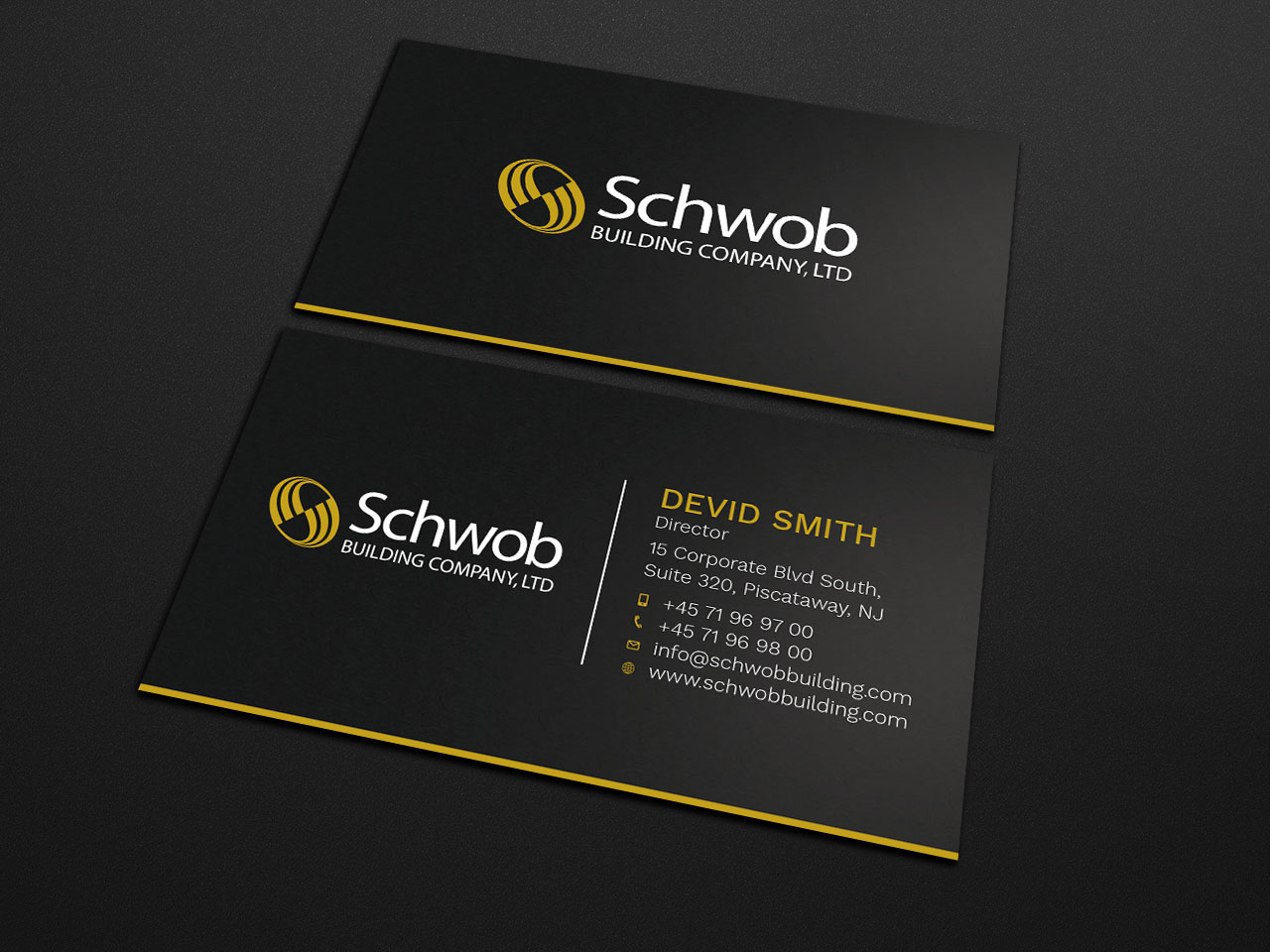Business Card Design by Tripti Ranjan Gain for Schwob Companies | Design #17048873