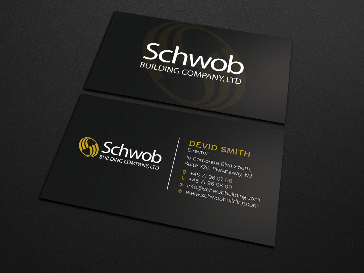 Business Card Design by Tripti Ranjan Gain for Schwob Companies | Design #17048881