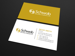 Business Card Design by Tripti Ranjan Gain for Schwob Companies | Design: #17048882