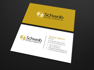 Business Card Design by Tripti Ranjan Gain for Schwob Companies | Design: #17048883