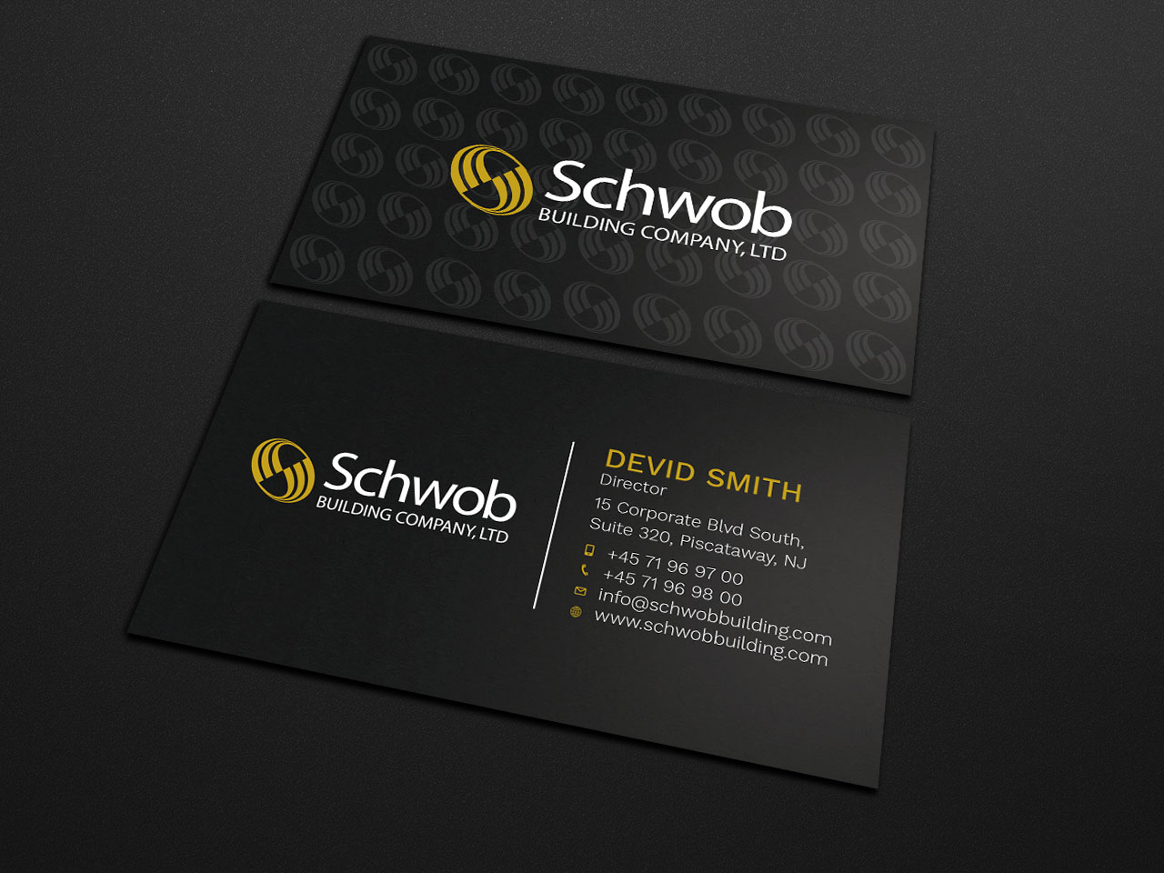 Business Card Design by Tripti Ranjan Gain for Schwob Companies | Design #17048899