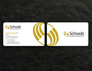 Schwob Building Company  ::  See card example | Business Card Design by Tripti Ranjan Gain