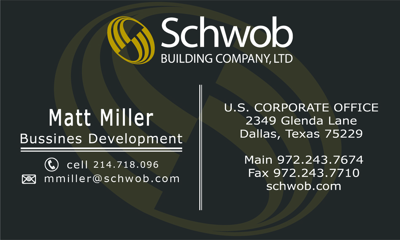 Business Card Design by Dukepro for Schwob Companies | Design #17131521