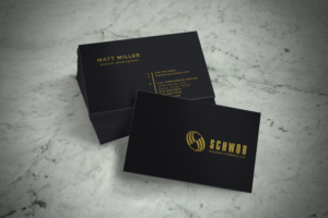 Business Card Design by Scorpius design for Schwob Companies | Design #17146390
