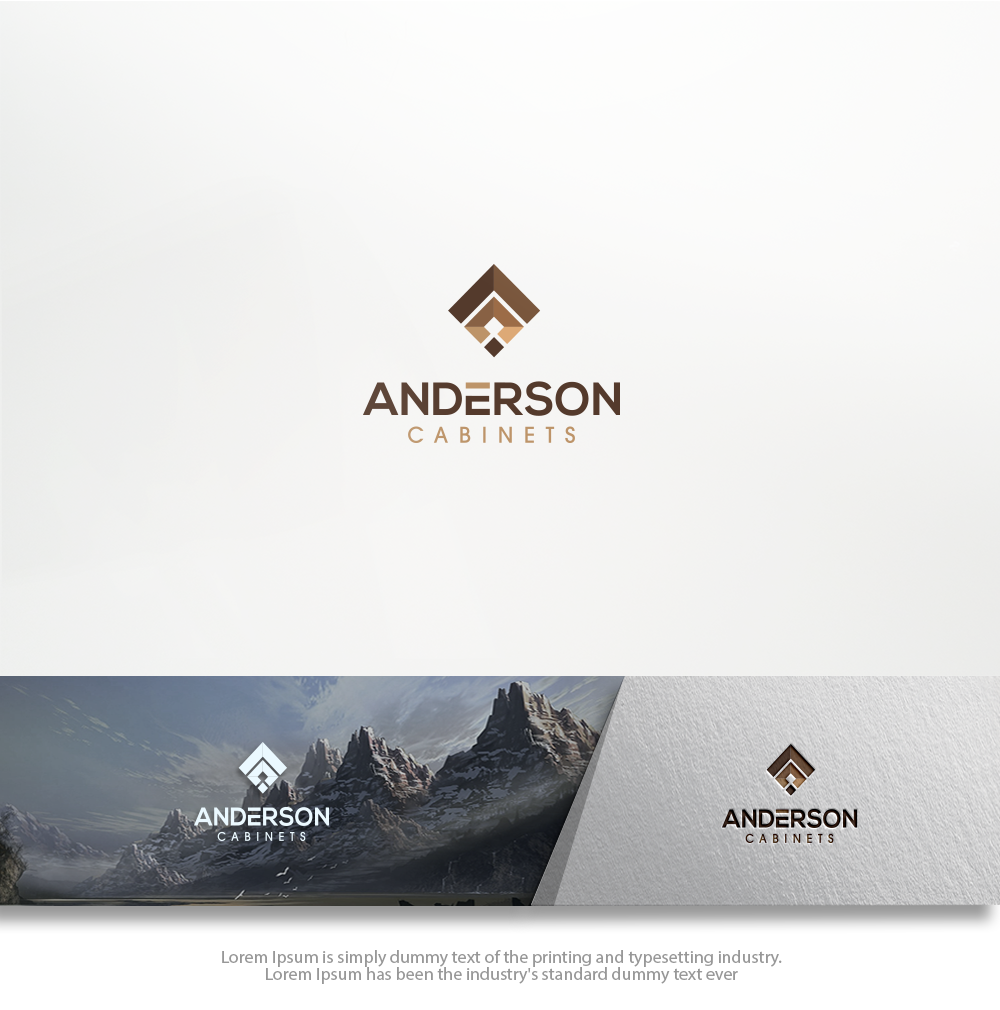Logo Design by groomfox for Anderson Cabinets | Design #17049322