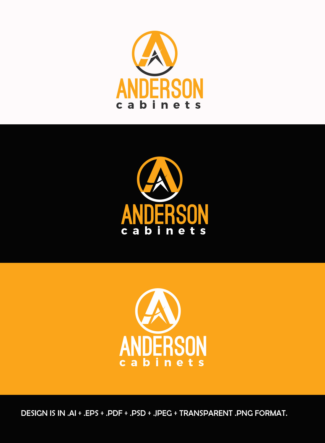 Logo Design by JohnDigiTech for Anderson Cabinets | Design #17046041