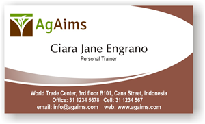 Business Card Design by Yusak Lesmana
