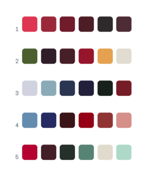 24 portfolio 'tiles' for my website | Design Illustration par an-designs