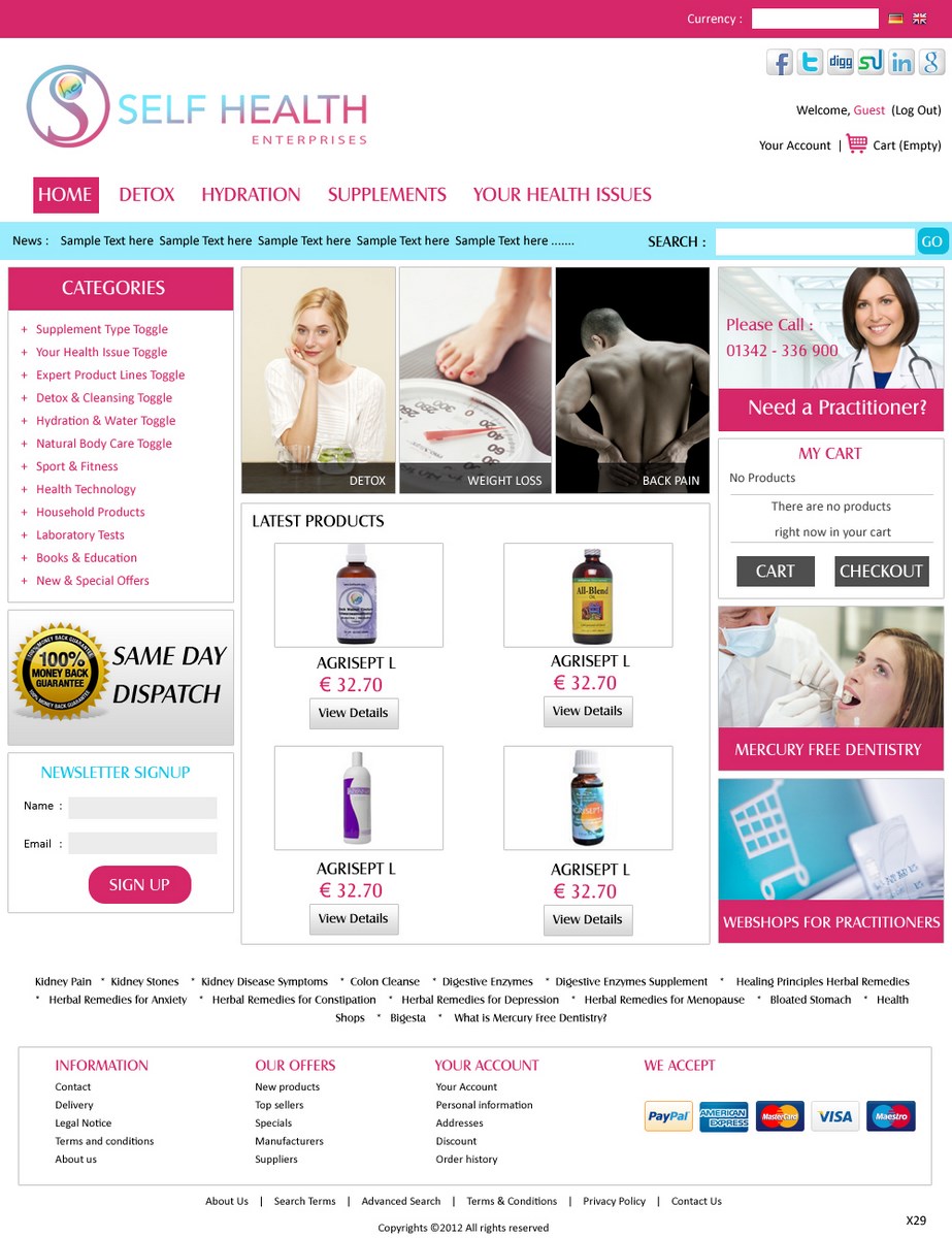 Web Design by pb for this project | Design #655344