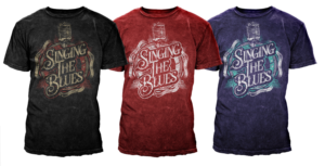 Singing The BLUES  | T-shirt Design by Bayu_susilo