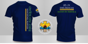 Atlantic Highlands EMS Long Sleeve T-Shirt Design | T-shirt Design by Kero