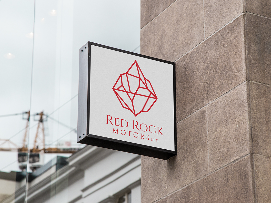 Diseño de Logo por B.Tibéri para Red Rock Motors, LLC | Diseño #17040982