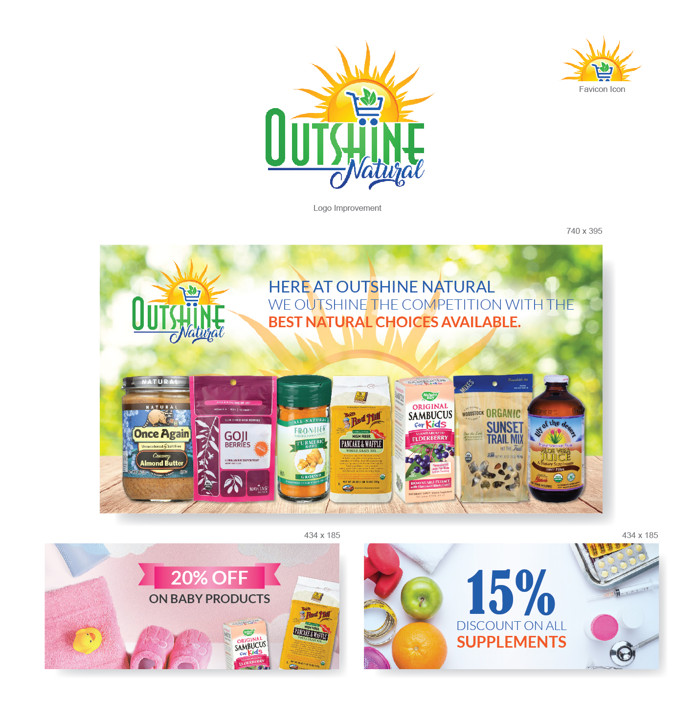 Banner Ad Design by Achiver for Visions of Health | Design #17085433