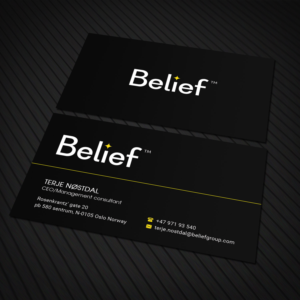 Business card design for  strategy and management consulting company | Visitenkarten-Design von Sandaruwan