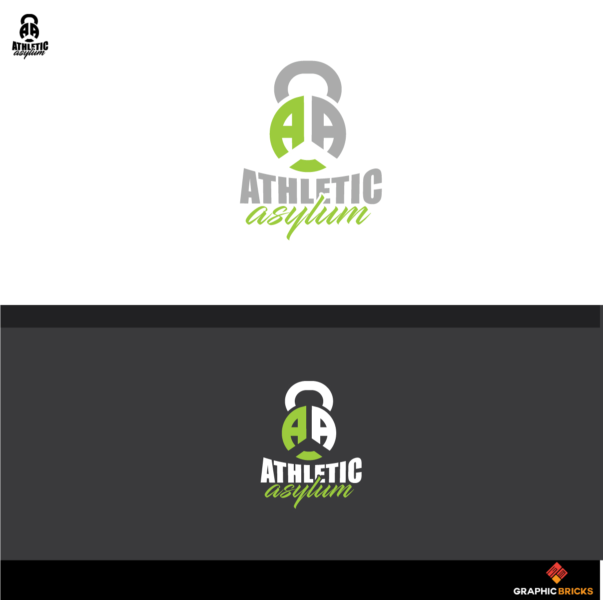 Logo Design by Graphic Bricks for Athletic Asylum | Design #17111577