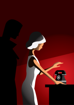 Artwork Design for the stage play Dial M for Murder | Poster Design by Miketerashi