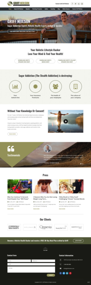 Wordpress Design by pb for Lifelong Fitness, Inc. | Design: #17047878