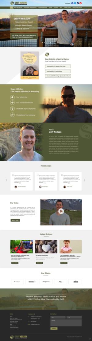 Wordpress Design by pb for Lifelong Fitness, Inc. | Design: #17051545
