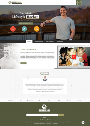 Wordpress Design by SD WEBCREATION for Lifelong Fitness, Inc. | Design #17198335