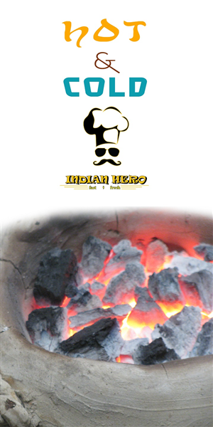 Food item ad for Indian Hero Restaurant | Poster Design by Bling Connect Ink