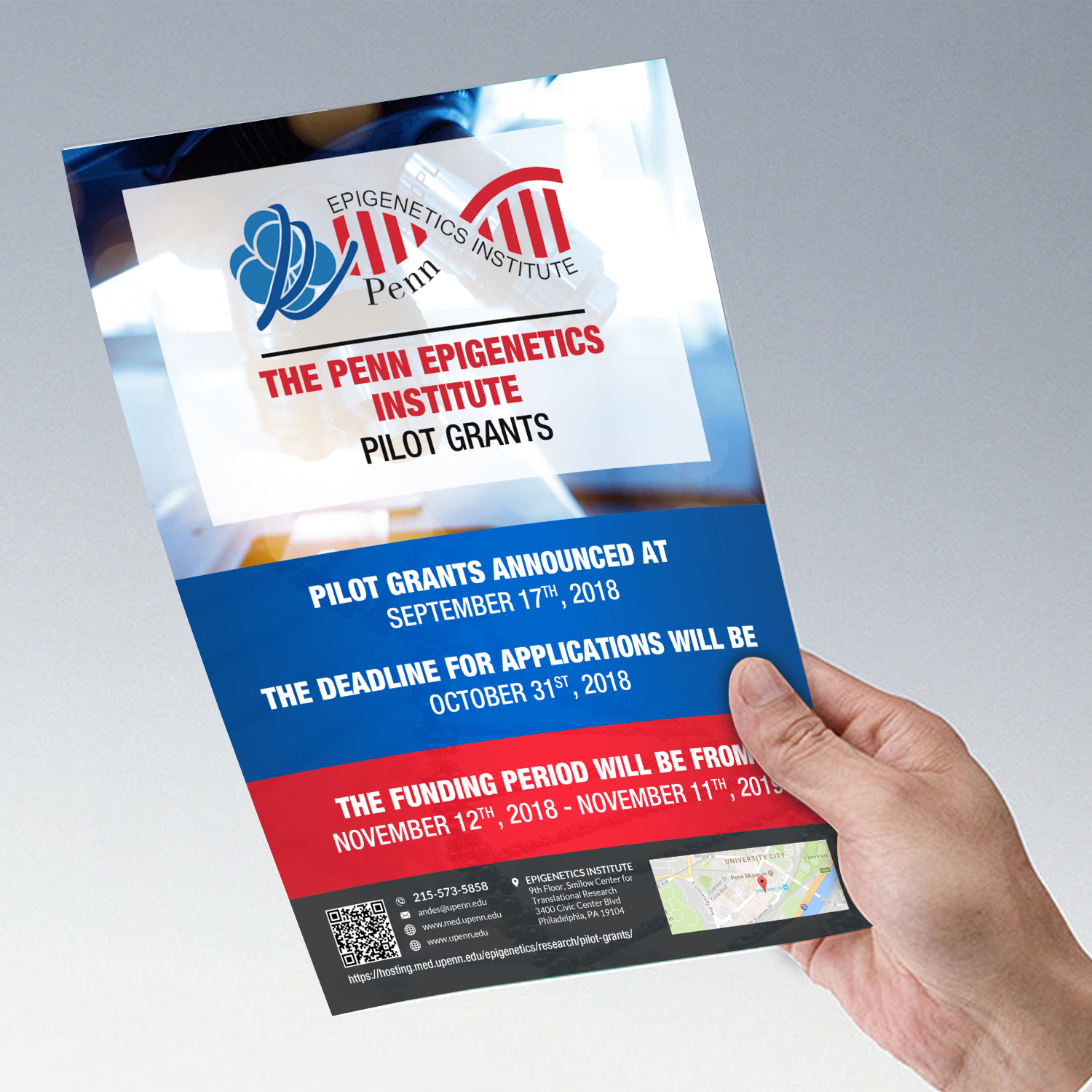 Diseño de Flyer por debdesign para University of Pennsylvania | Diseño #17055708