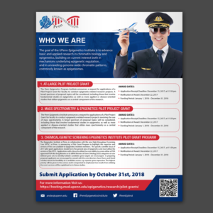 Annoucement Design for Pilot Grants | Flyer Design by aspiremedia