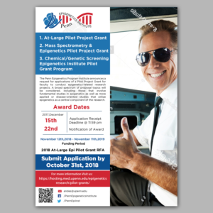 Annoucement Design for Pilot Grants | Flyer Design by Schöpfer