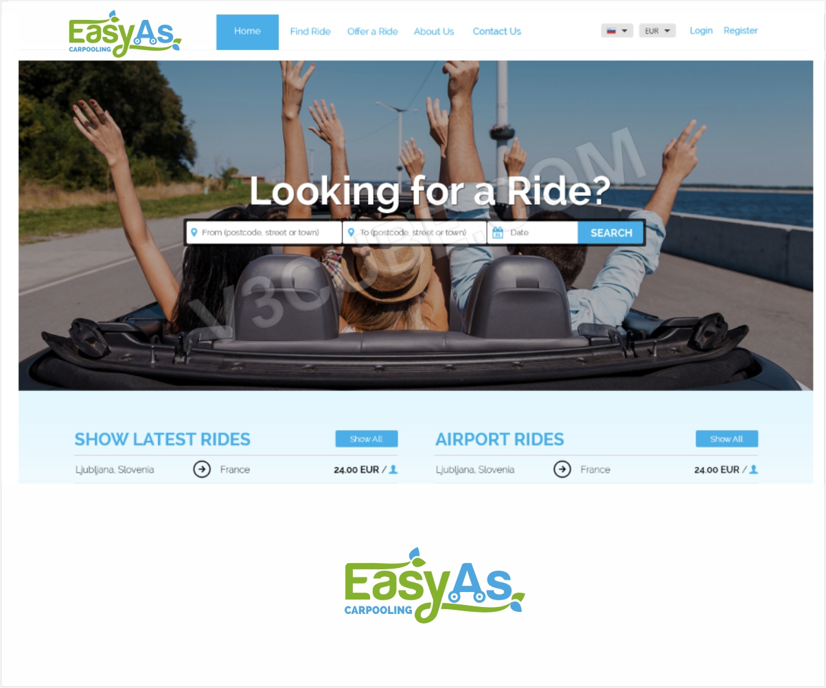 Logo Design by Logocraft for easy as carpooling | Design: #17139220