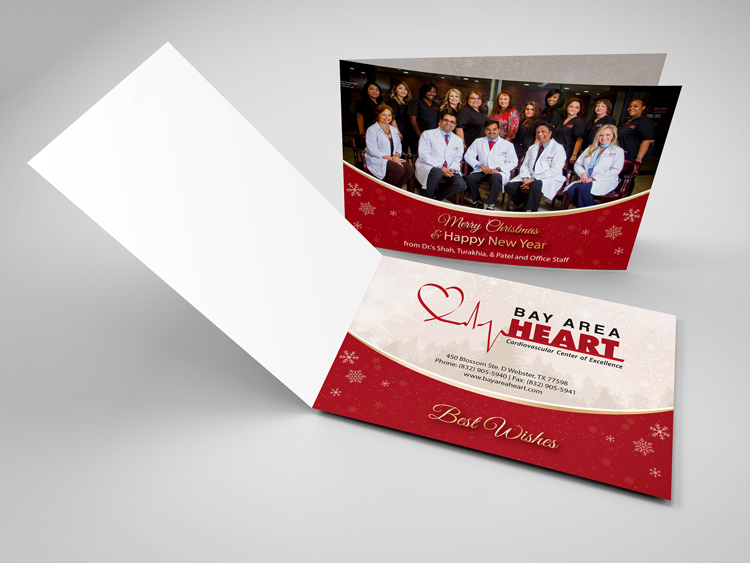 Diseño de Tarjeta por alex989 para Bay Area Heart | Diseño #17057825