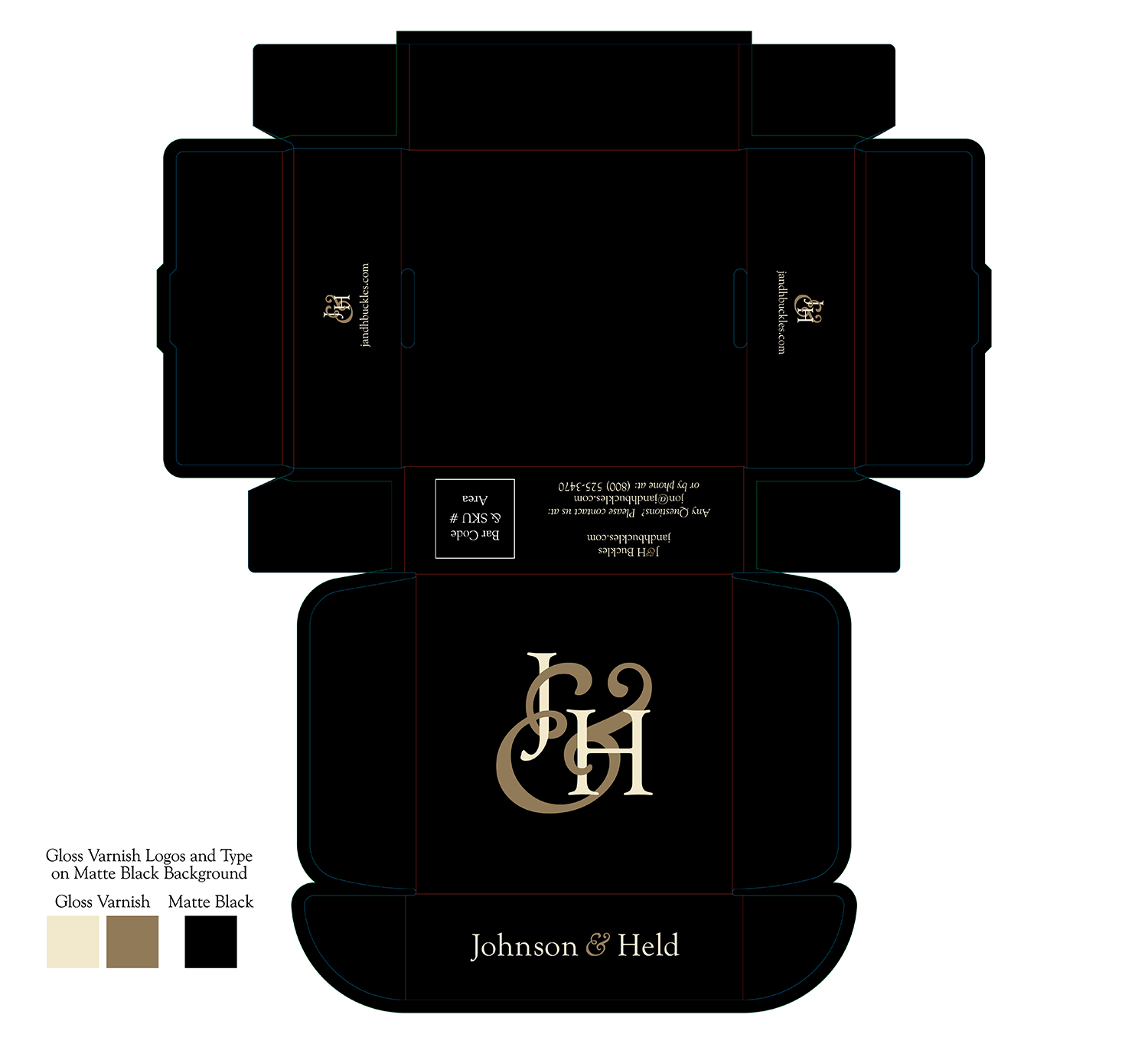 Packaging Design by brianritterdesign for J&H Buckles | Design #17177828
