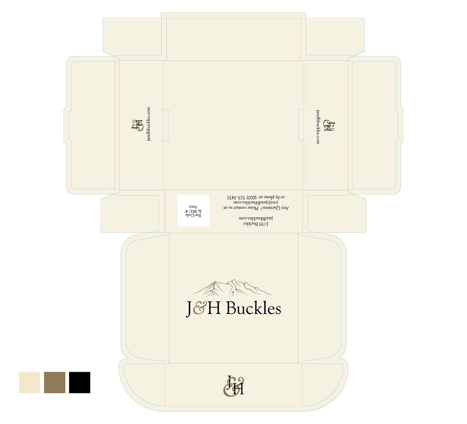 Verpackungs-Design von brianritterdesign für J&H Buckles | Design #17187542