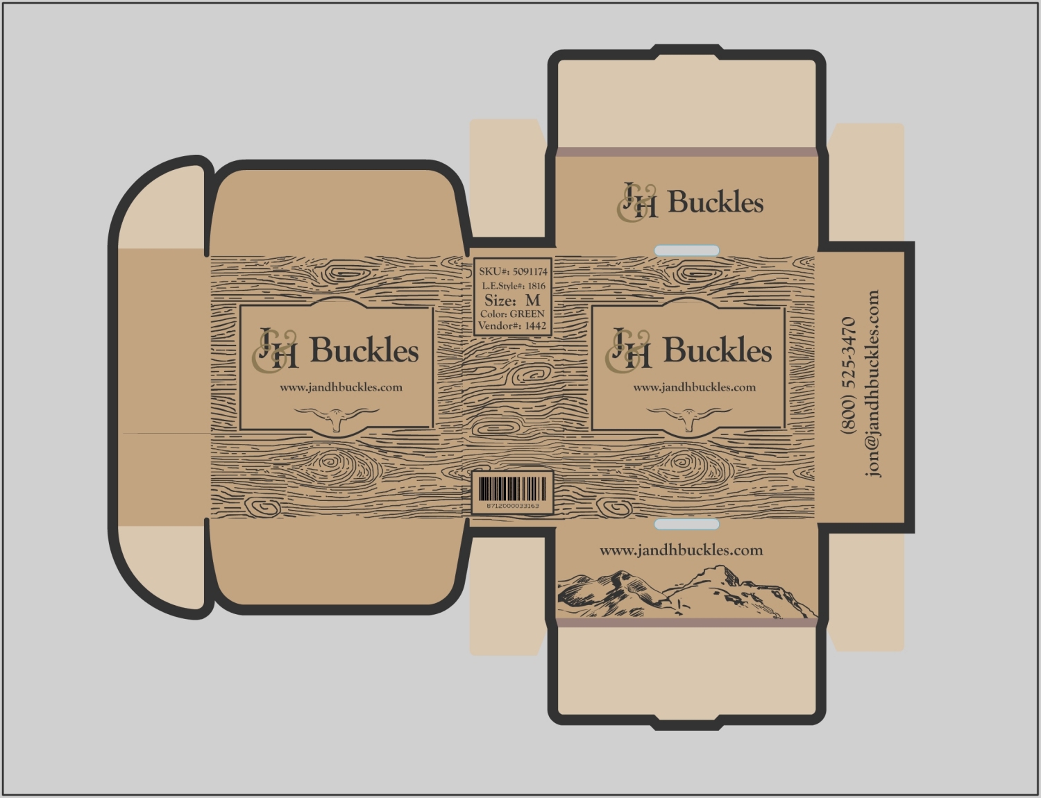 upmarket bold clothing packaging
