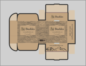 Box for Colorado based custom buckle and belt company | Diseño de Empaque por Kero