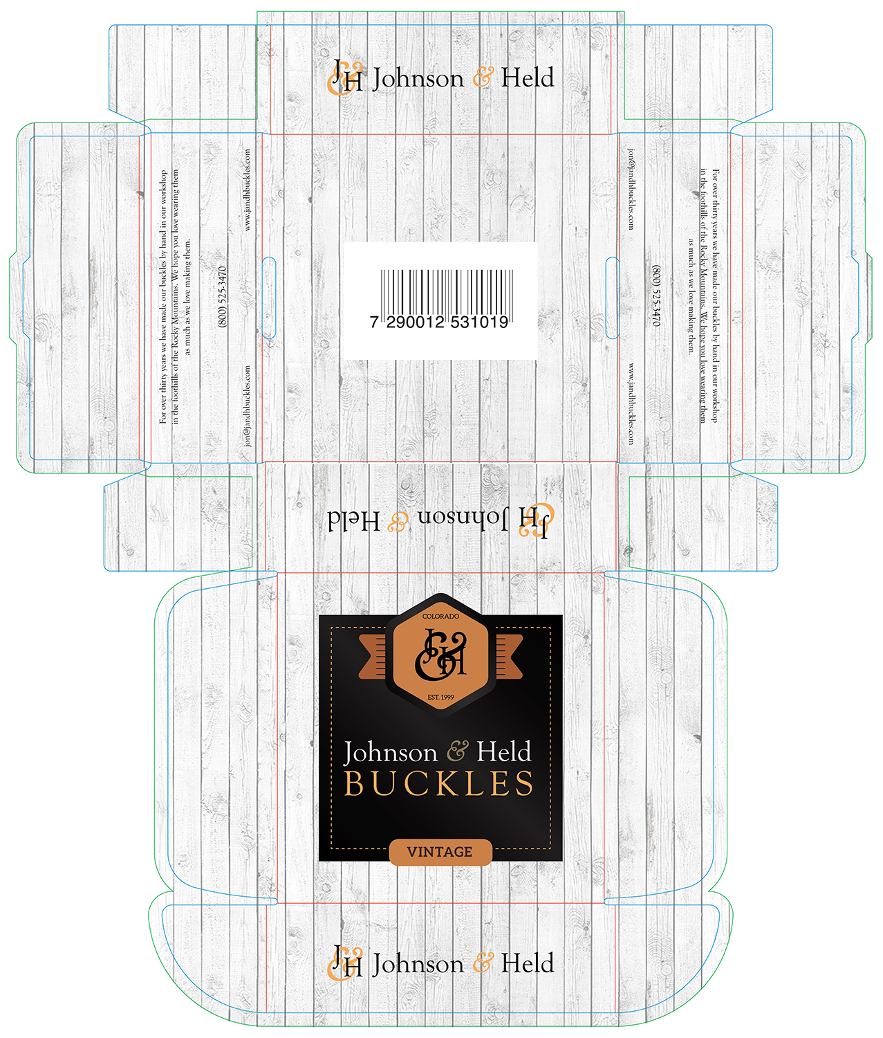 Verpackungs-Design von Martin Alonso für J&H Buckles | Design #17129583