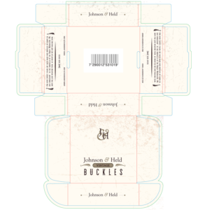 Box for Colorado based custom buckle and belt company | Design Emballage par Martin Alonso