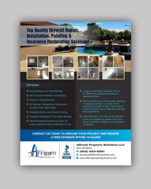 Design de Flyer par decorusads pour Affronti Property Solutions LLC | Design : #17115314