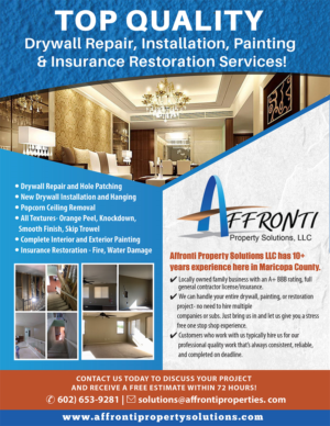 Flyer-Design von Venus L. Penaflor für Affronti Property Solutions LLC | Design #17076679