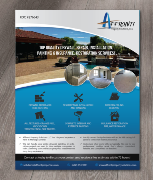 Design de Flyer par alex989 pour Affronti Property Solutions LLC | Design : #17085144