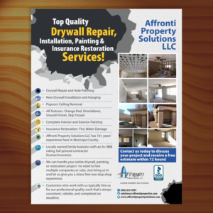 Flyer-Design von mdnegi für Affronti Property Solutions LLC | Design #17080369