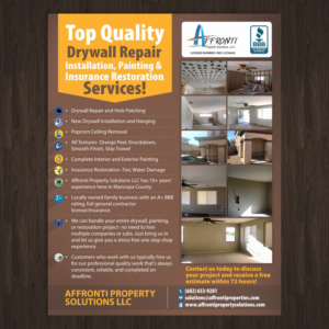 Flyer Design by mdnegi for Affronti Property Solutions LLC | Design: #17080370