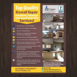 Flyer Design by mdnegi for Affronti Property Solutions LLC | Design: #17080371