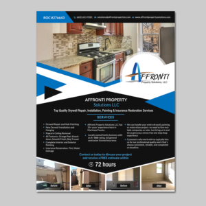 Flyer Design by creative.bugs for Affronti Property Solutions LLC | Design: #17069879