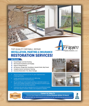 Design de Flyer par ecorokerz pour Affronti Property Solutions LLC | Design : #17056325